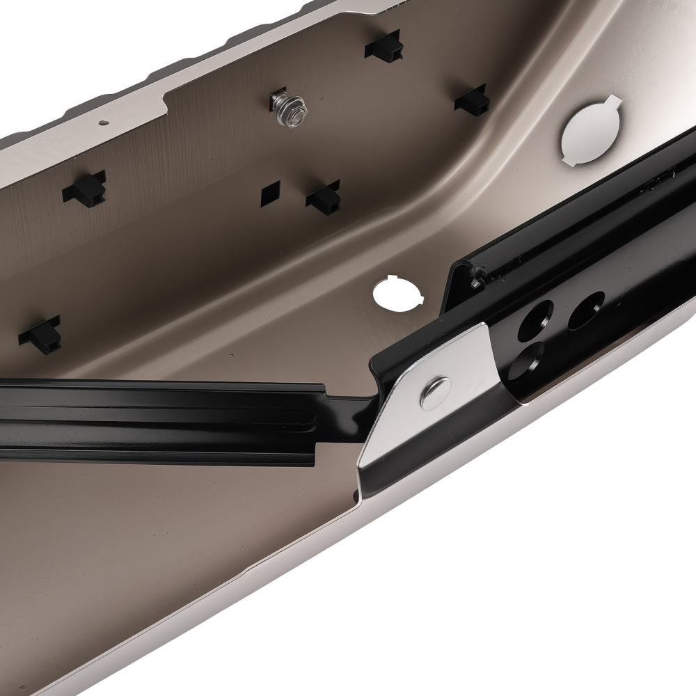 Chrome Rear Bumper Assembly compatible for Nissan Titan 2004-2015 85022ZR20B Steel