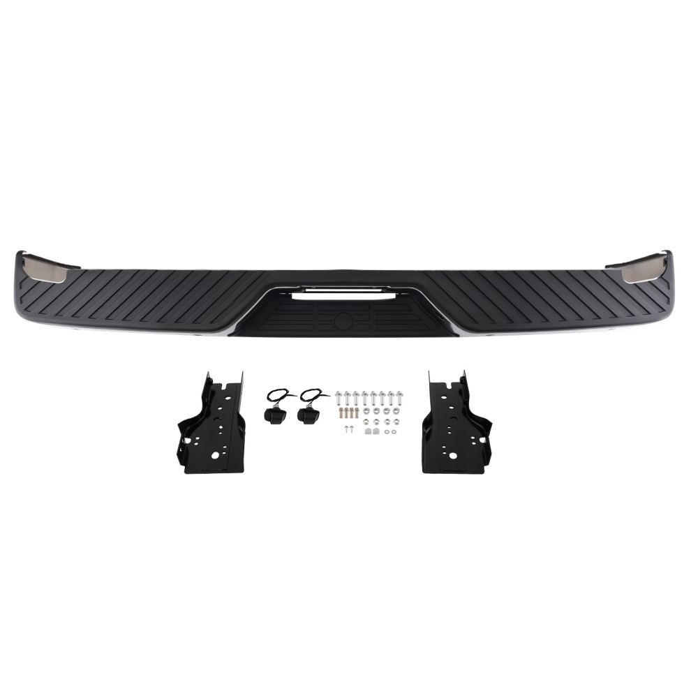 Chrome Rear Bumper Assembly compatible for Nissan Titan 2004-2015 85022ZR20B Steel