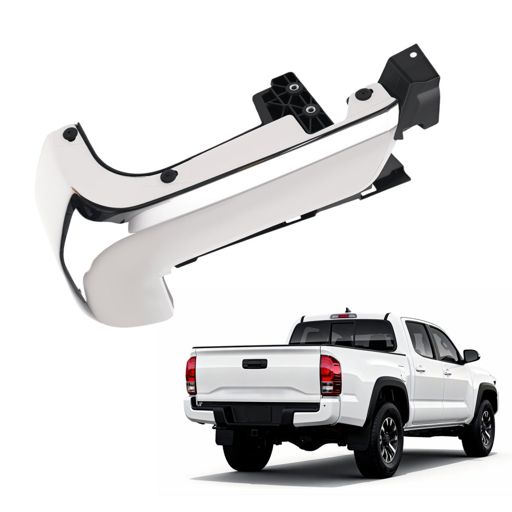 Black Bumper End Rear compatible for Toyota Tacoma 2016-2023 Left Right 5215504020 Plastic