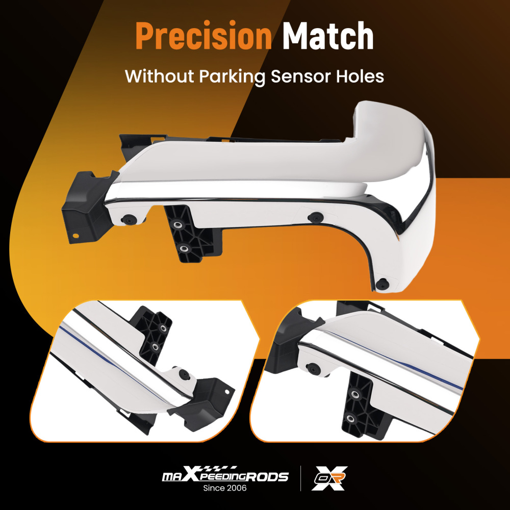 Black Bumper End Rear compatible for Toyota Tacoma 2016-2023 Left Right 5215504020 Plastic