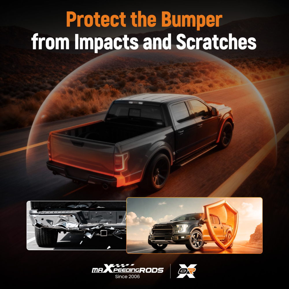 Black Bumper End Rear compatible for Toyota Tacoma 2016-2023 Left Right 5215504020 Plastic