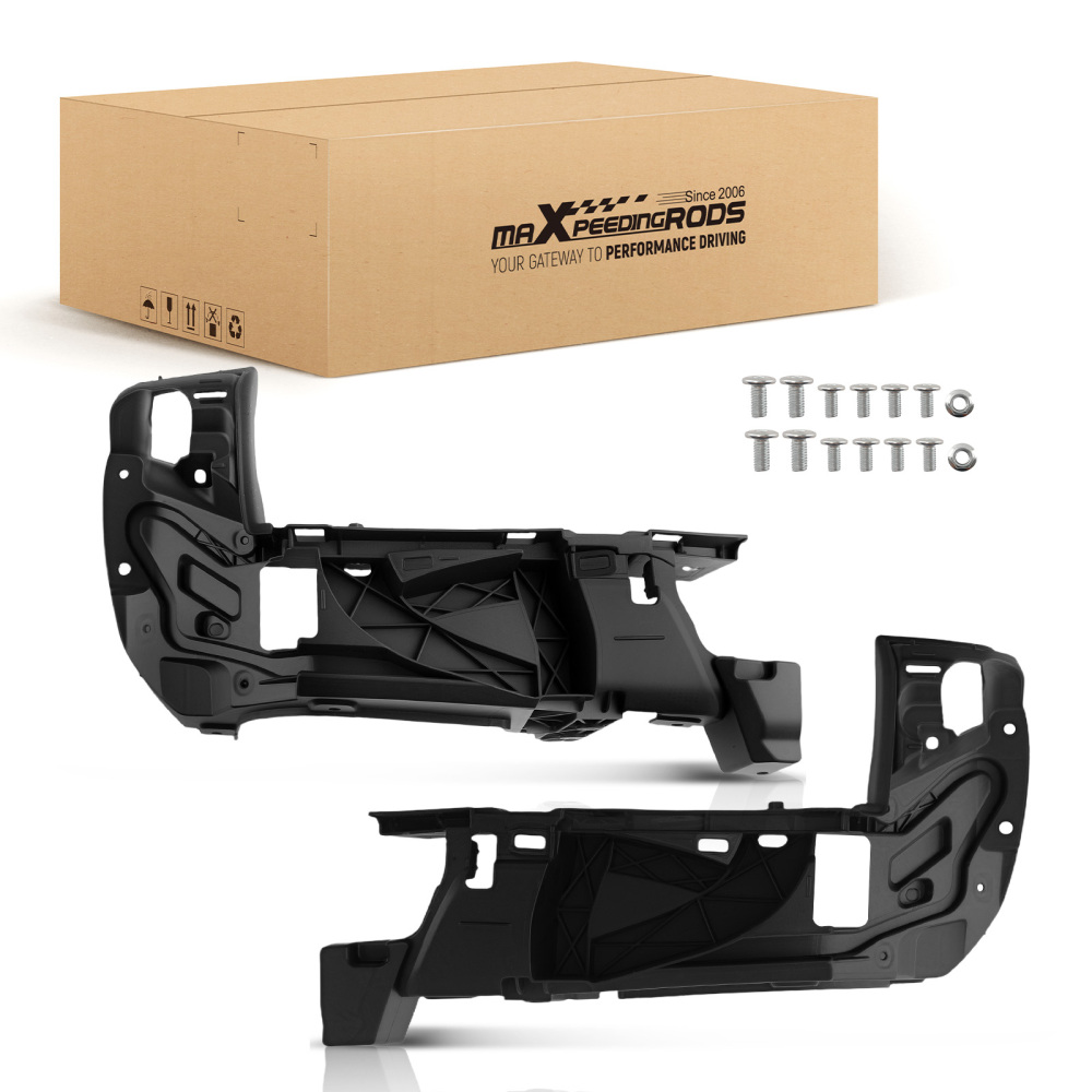 2Pcs Rear Bumper Ends Black compatible for Toyota Tacoma 2016-2023 5215304010