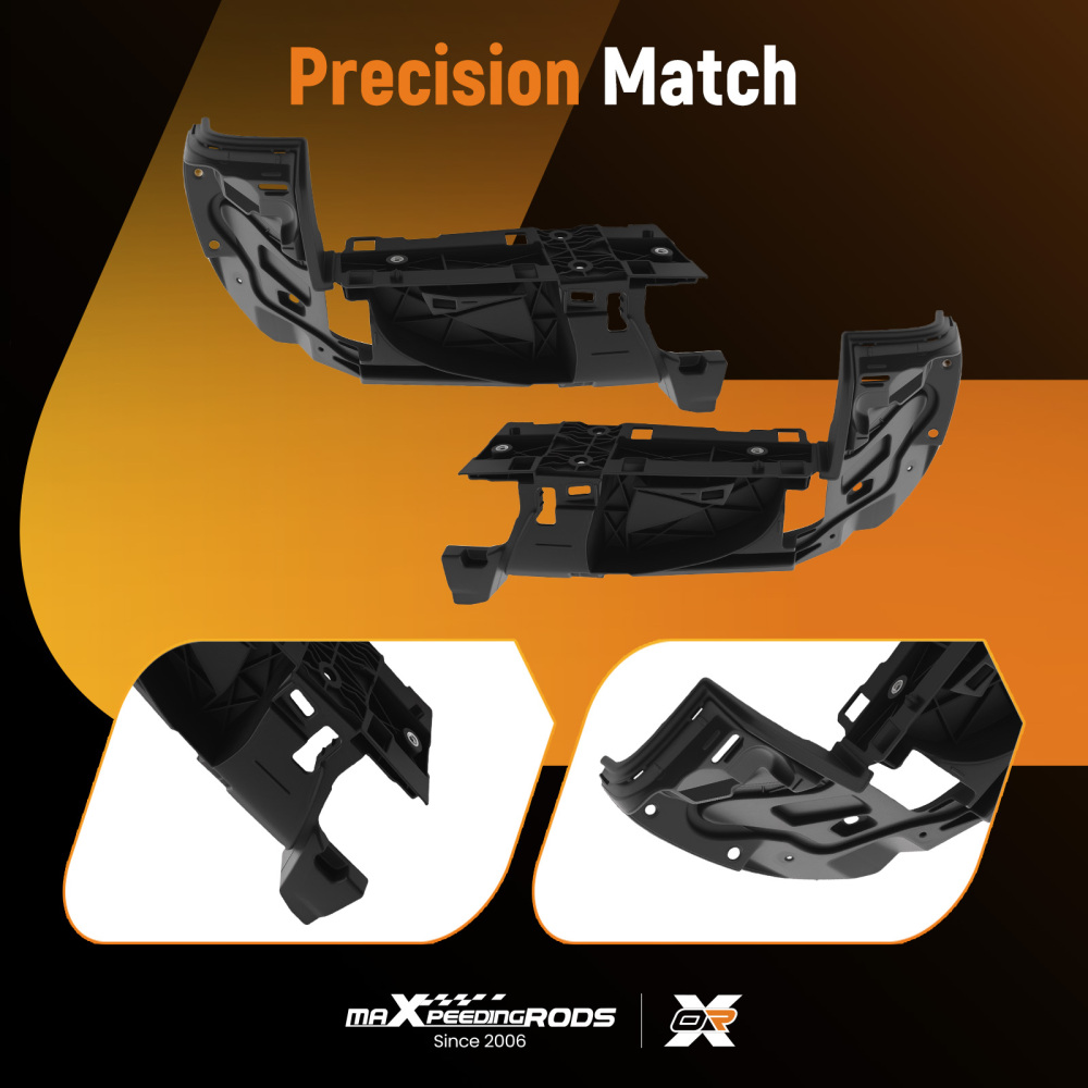 2Pcs Rear Bumper Ends Black compatible for Toyota Tacoma 2016-2023 5215304010