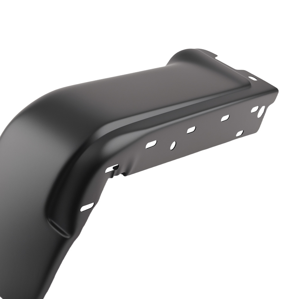 Black Primed Bumper End compatible for Ford F150 2009-2014 FO1102375 Right Rear W/ Sensors