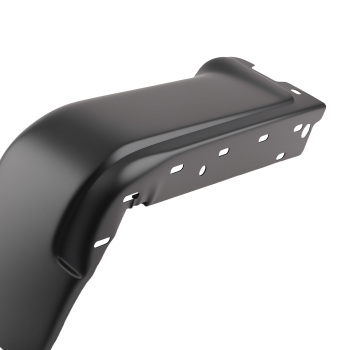 Black Primed Bumper End compatible for Ford F150 2009-2014 FO1102375 Right Rear W/ Sensors