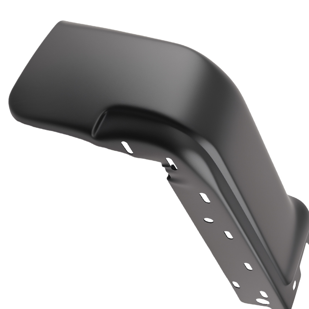 Black Primed Bumper End compatible for Ford F150 2009-2014 FO1102375 Right Rear W/ Sensors