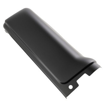 Black Bumper End Pair Rear compatible for Ford F150 Pickup 2009-14 9L3Z17906CPTM Steel