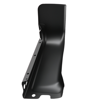 Black Bumper End Pair Rear compatible for Ford F150 Pickup 2009-14 9L3Z17906CPTM Steel