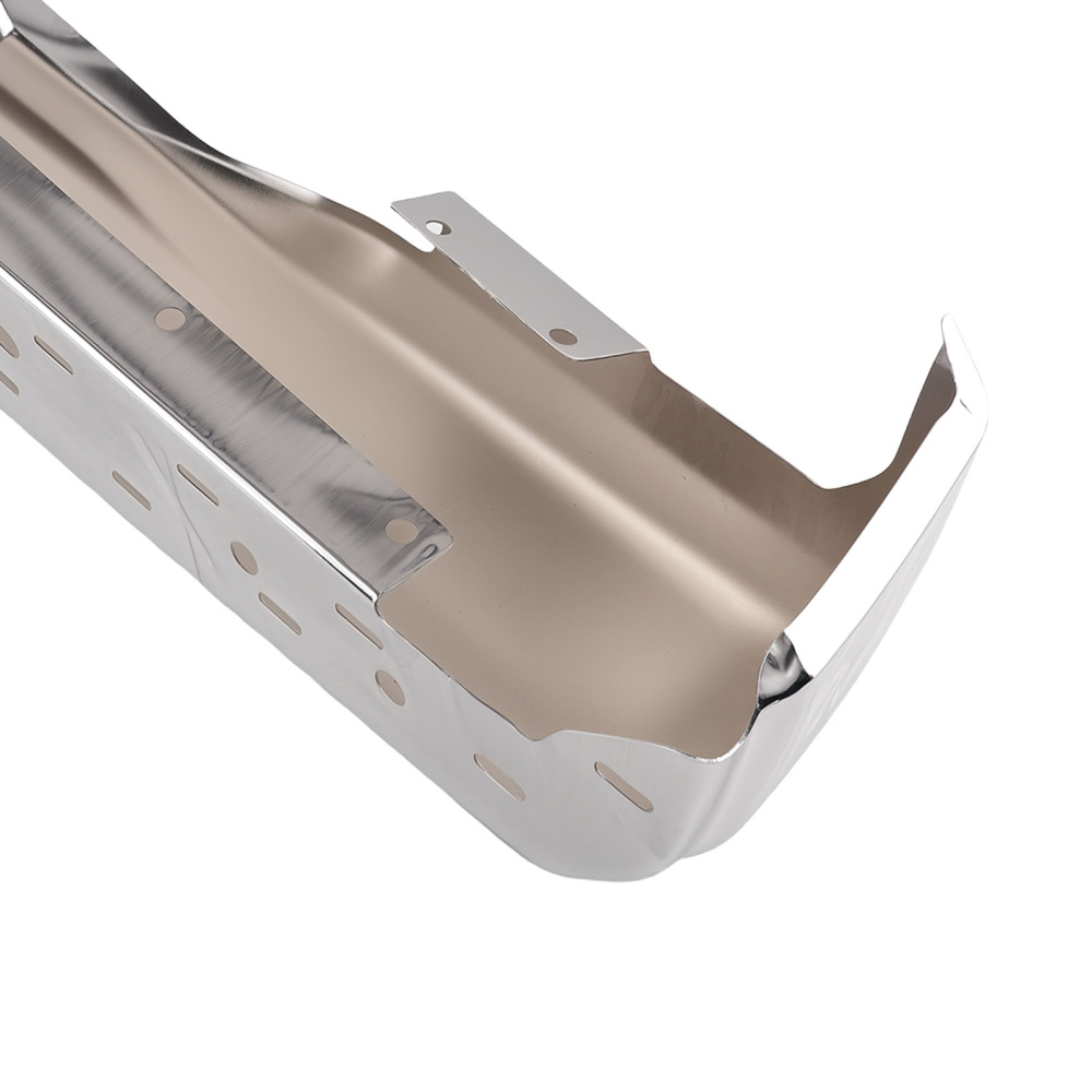 Bumper Cap Right Rear Chrome compatible for Ford F150 2015-2020 FO1102380 Steel Plated