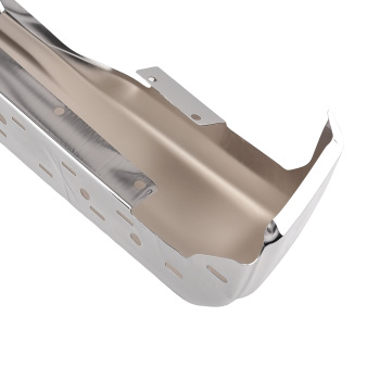 Bumper Cap Right Rear Chrome compatible for Ford F150 2015-2020 FO1102380 Steel Plated