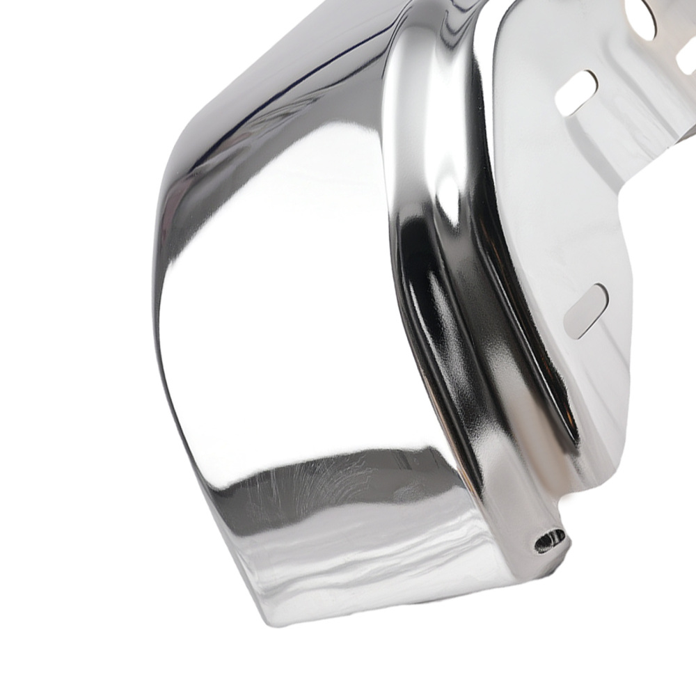 Bumper Cap Right Rear Chrome compatible for Ford F150 2015-2020 FO1102380 Steel Plated