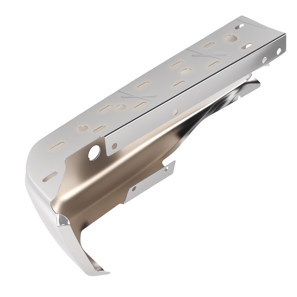 Bumper End Chrome Right Rear compatible for Ford F150 XLT 2015-2020 FO1102381