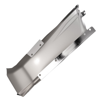 Bumper End Chrome Rear Left compatible for Ford F150 2015-2020 Steel FL3Z17906B