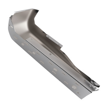 Bumper End Chrome Rear Left compatible for Ford F150 2015-2020 Steel FL3Z17906B