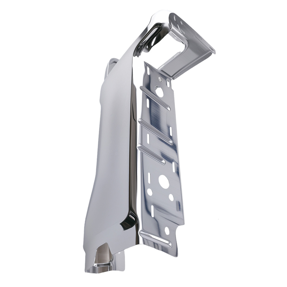 Bumper End compatible for Ford F250 F350 F450 2023-2025 Rear Chrome PC3B17F865 Steel