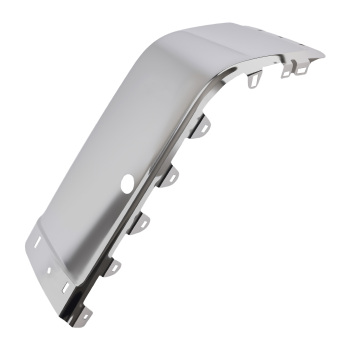 Rear Left Bumper End compatible for Chevy Silverado 3500 HD 2007-2013 Chrome 15284305