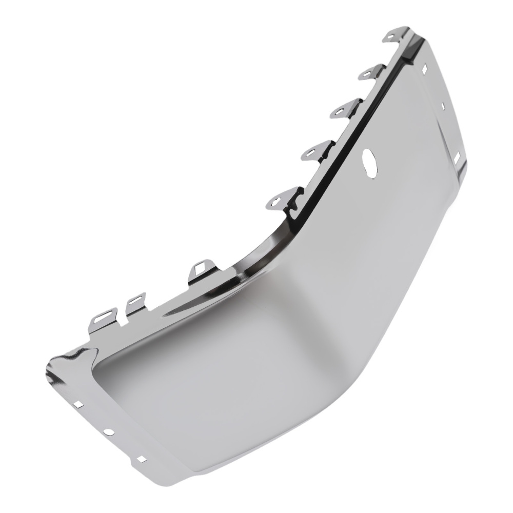 Rear Left Bumper End compatible for Chevy Silverado 3500 HD 2007-2013 Chrome 15284305