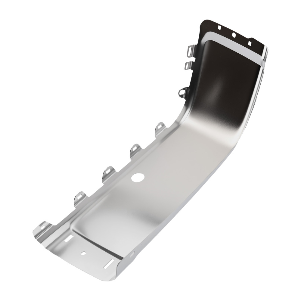 Rear Left Bumper End compatible for Chevy Silverado 3500 HD 2007-2013 Chrome 15284305