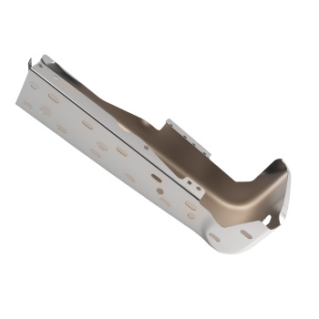 Chrome Bumper End Right Rear compatible for Ford F150 21-23 ML3Z17906HA with Park Sensors