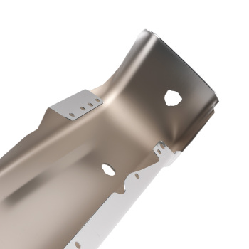 Chrome Bumper End Right Rear compatible for Ford F150 21-23 ML3Z17906HA with Park Sensors