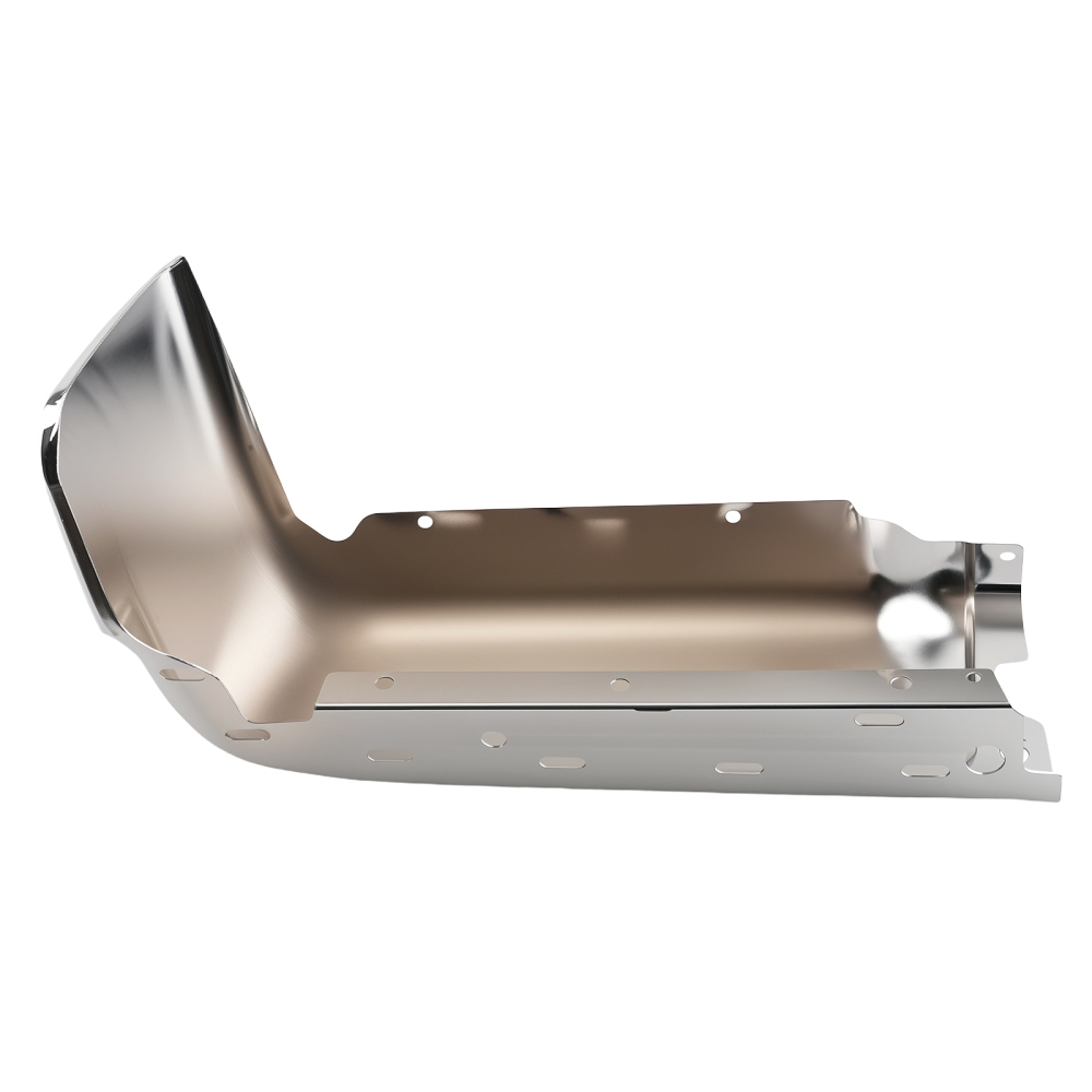 Bumper End Kit Chrome compatible for Ford F150 2009-2014 9L3Z17906A Left Right Steel