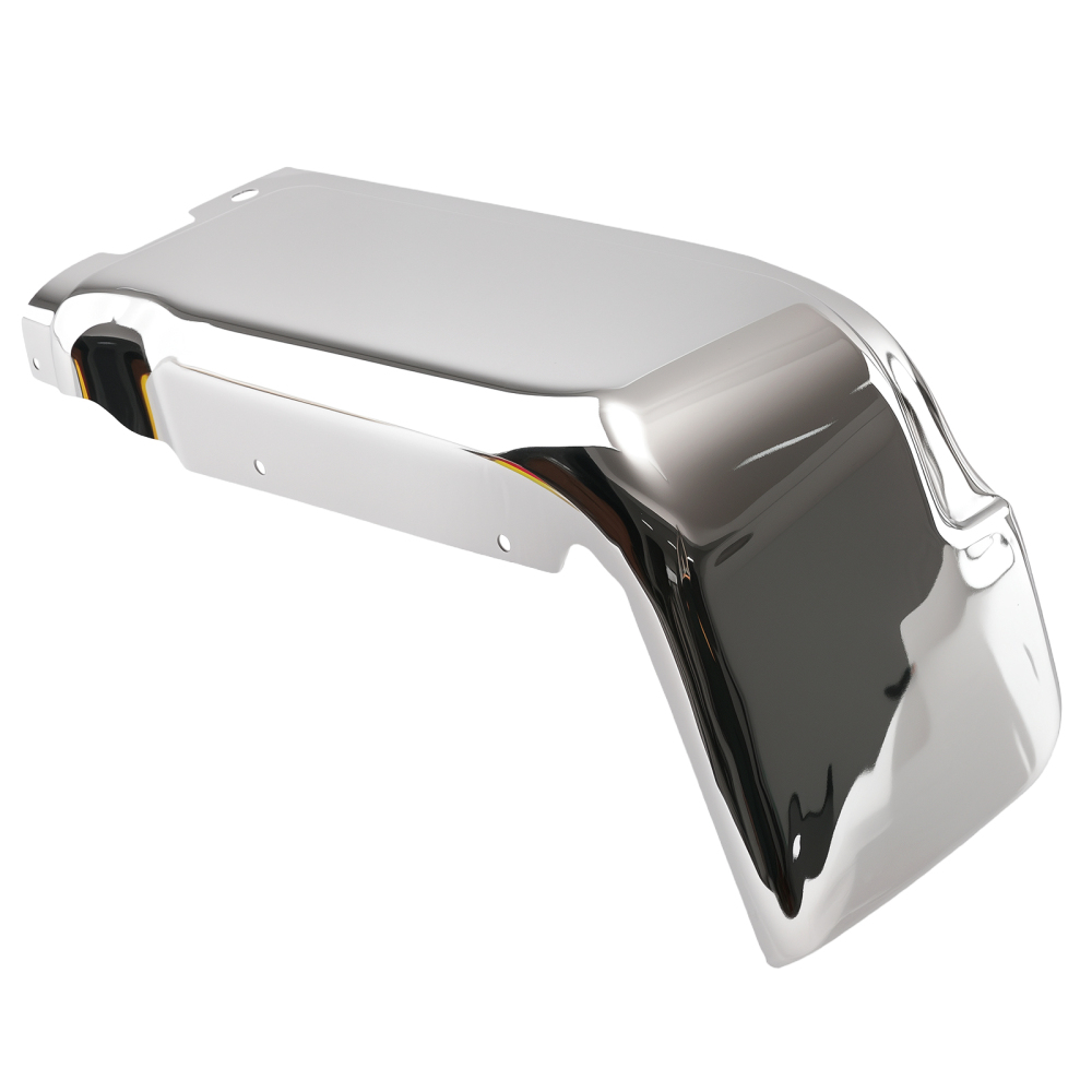 Bumper End Kit Chrome compatible for Ford F150 2009-2014 9L3Z17906A Left Right Steel