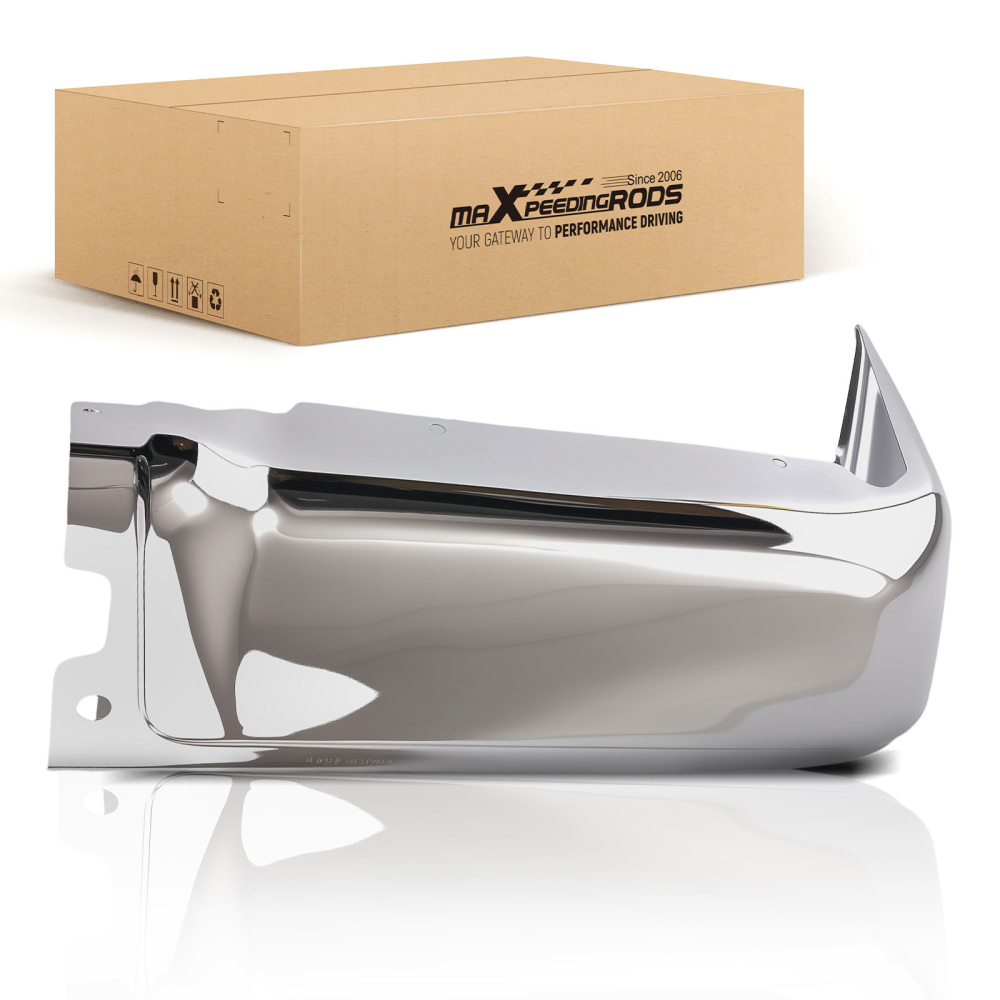 Chrome Bumper End LH Side compatible for Ford F-150 Styleside 09-14 9L3Z-17906-A W/O Sensor