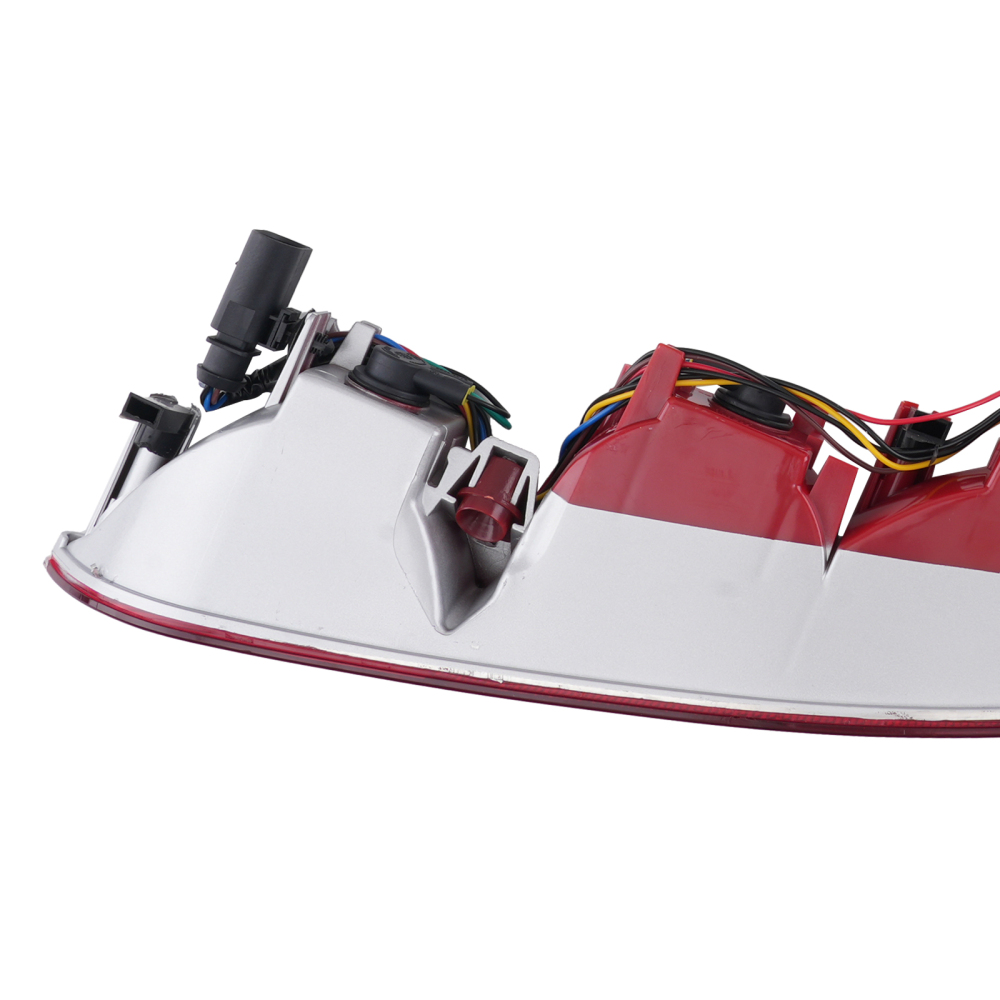 Left+Right Rear Bumper Light compatible for Audi Q5 2009-2016 8R0945096BHalogen 5 Bulbs