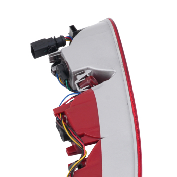 Left+Right Rear Bumper Light compatible for Audi Q5 2009-2016 8R0945096BHalogen 5 Bulbs