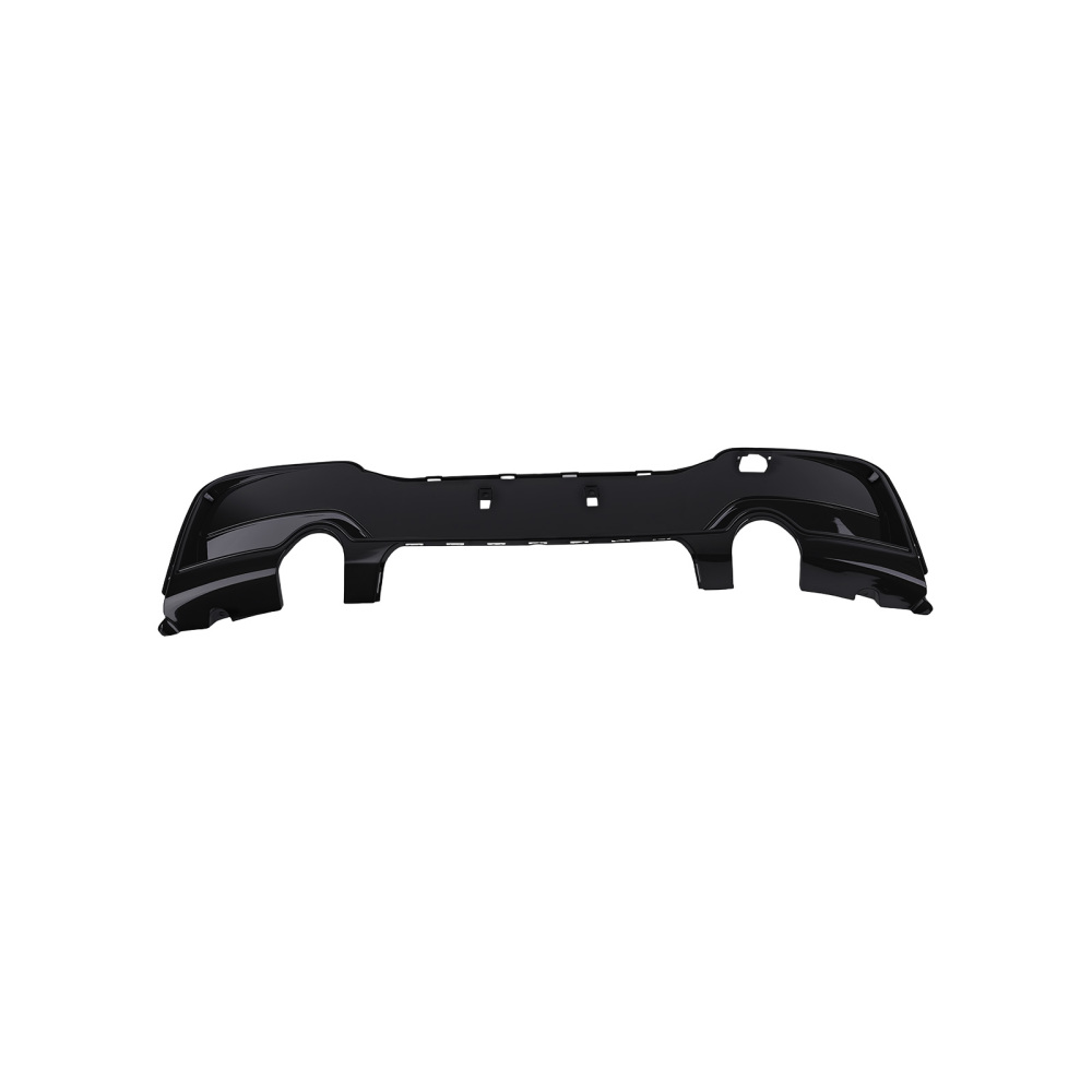 Black Bumper Diffuser compatible for BMW 1 Series F20 F21 M Sport 2011-2015 PP Rear Lip