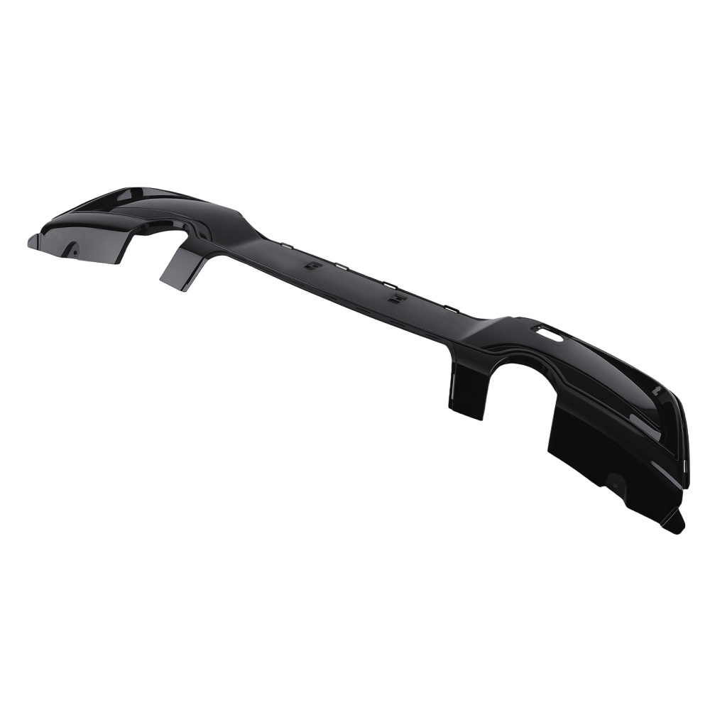Black Bumper Diffuser compatible for BMW 1 Series F20 F21 M Sport 2011-2015 PP Rear Lip