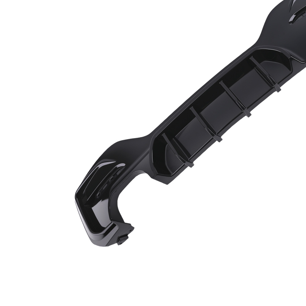 Black Bumper Rear Lip compatible for BMW 1 Series F20 F21 LCI 2015-2018 PP Diffuser