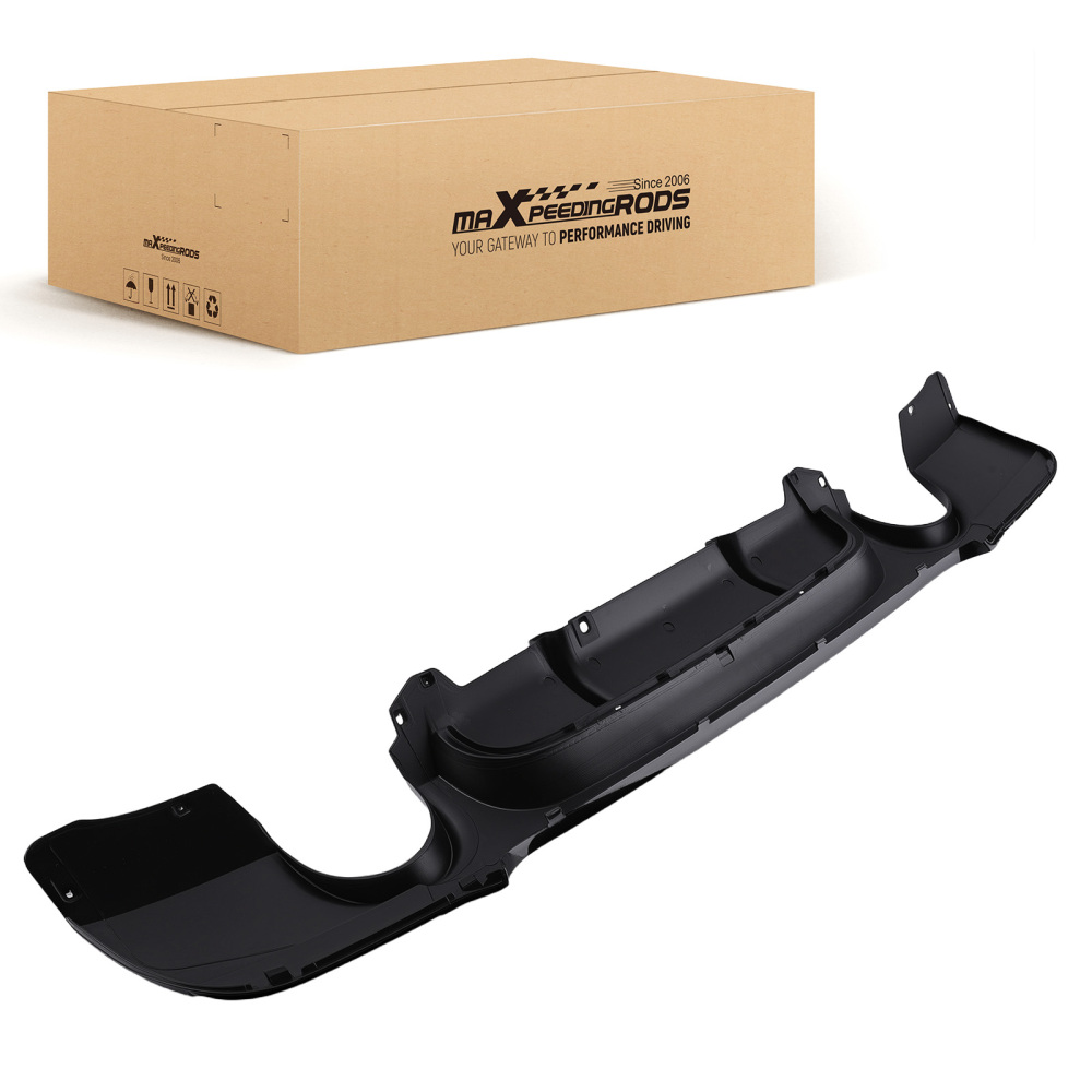 Black LED M Sport Diffuser compatible for BMW E92 E93 3 Series 2004-2012