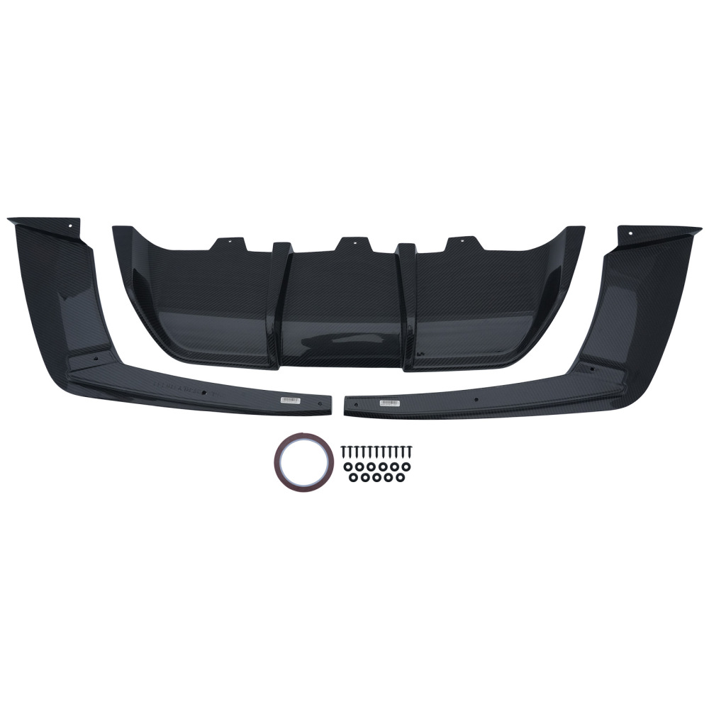 Carbon Fiber Rear Diffuser Lip compatible for BMW M6 F06 F12 F13 2013-2018