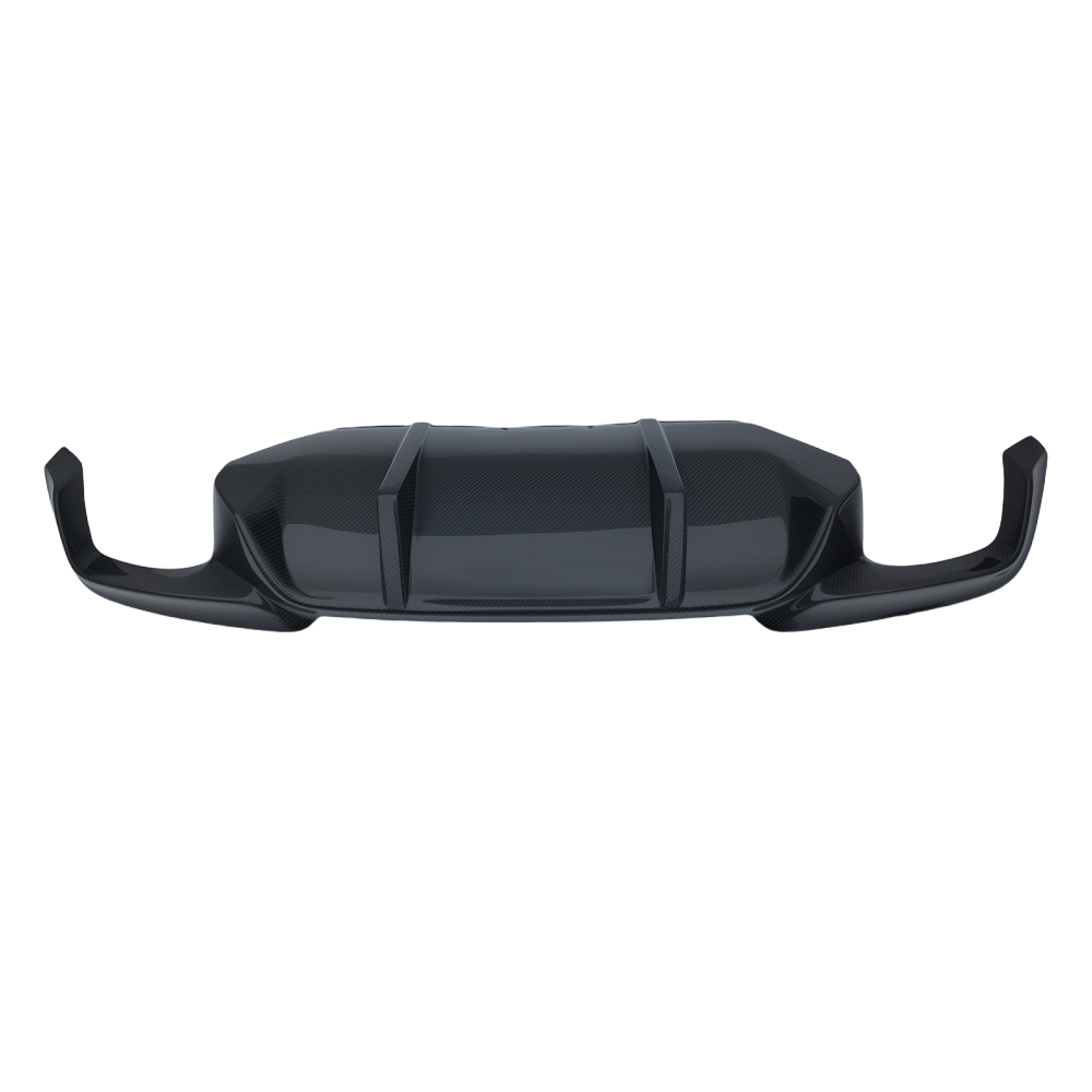 Carbon Fiber Diffuser Rear Bumper Lip compatible for BMW F10 5 Series M-Tech 2011-16