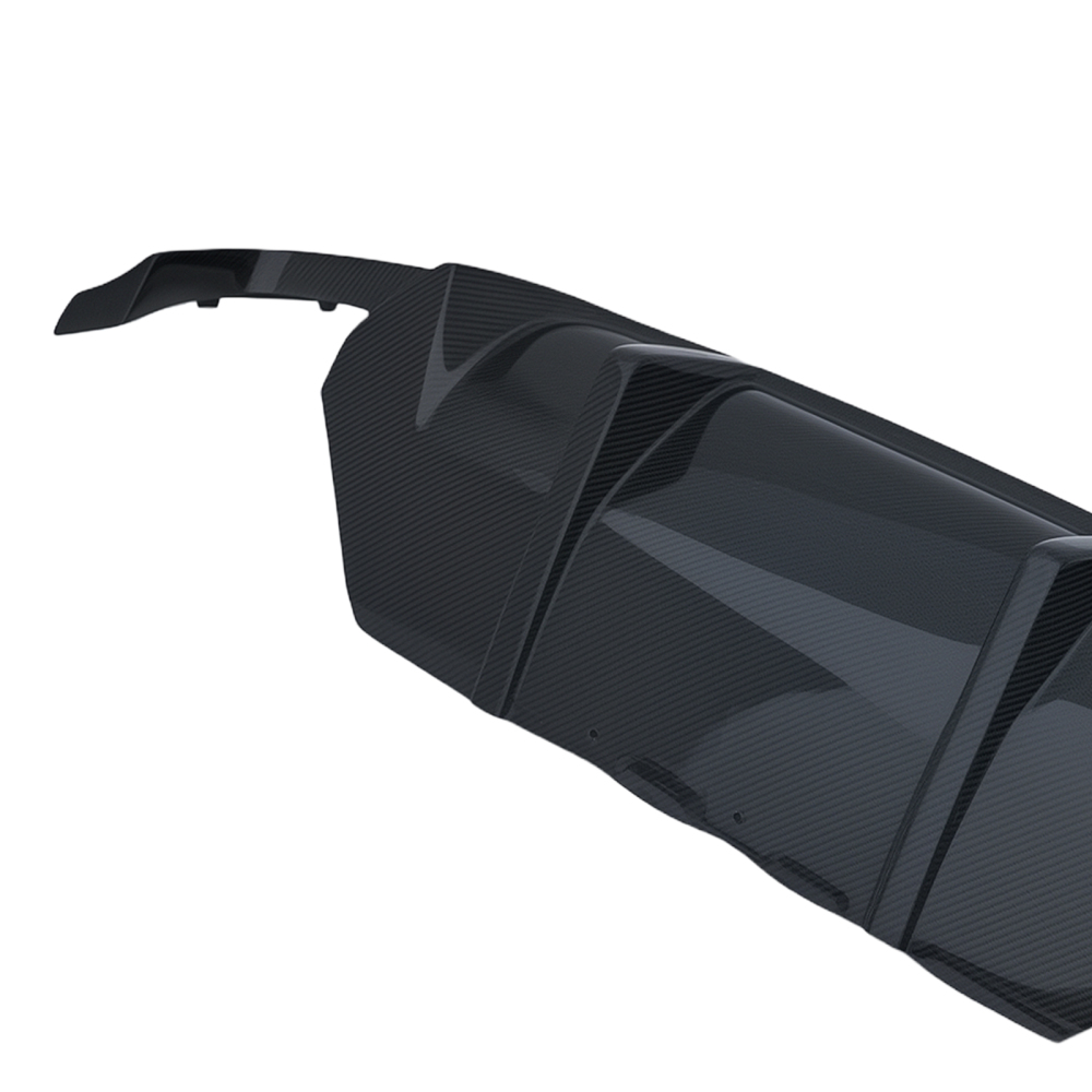 Carbon Fiber Diffuser Rear Bumper Lip compatible for BMW F10 5 Series M-Tech 2011-16