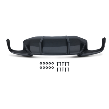 Carbon Fiber Diffuser Rear Bumper Lip compatible for BMW F10 5 Series M-Tech 2011-16