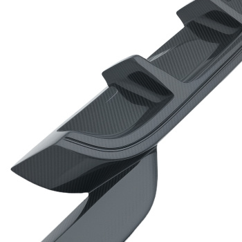 Bumper Diffuser Lip Rear Carbon Fiber compatible for BMW M6 640i 650i 2012-2018