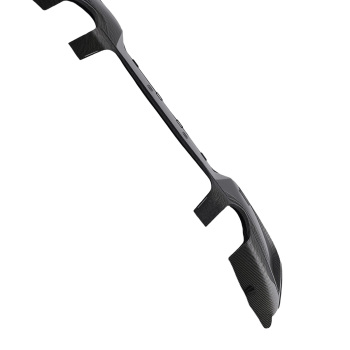 Black Carbon PP Lip compatible for BMW 1 Series F20 11-15 Rear Bumper Diffuser Gloss