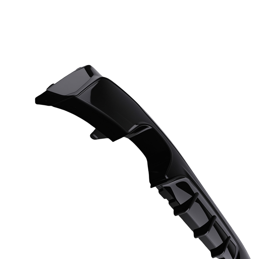 Black Lower Lip compatible for BMW 2 Series F22 F23 M Sport 2014-2021 Rear Diffuser PP