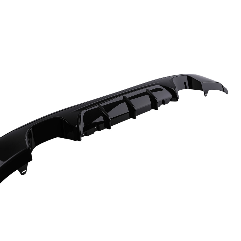 Black Diffuser Lip compatible for BMW 2 Series F22 F23 M Sport Bumper 2013-2021