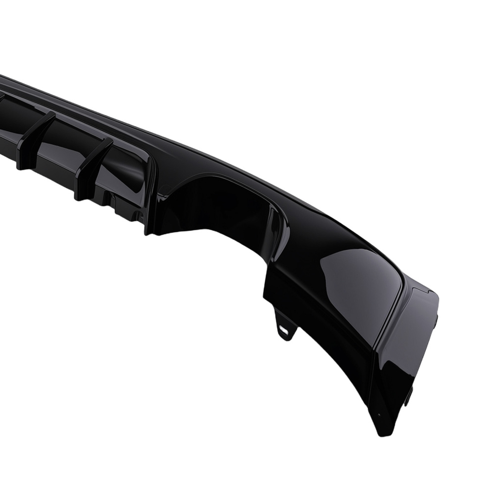 Black Diffuser Lip compatible for BMW 2 Series F22 F23 M Sport Bumper 2013-2021
