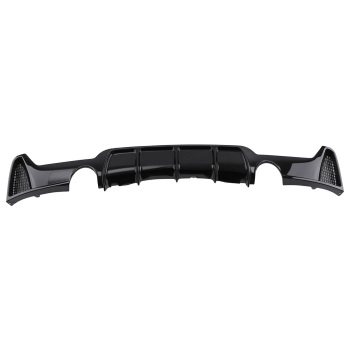 Black Bumper Diffuser compatible for BMW F32 F33 F36 4 Series M Sport 2013-2021 PP
