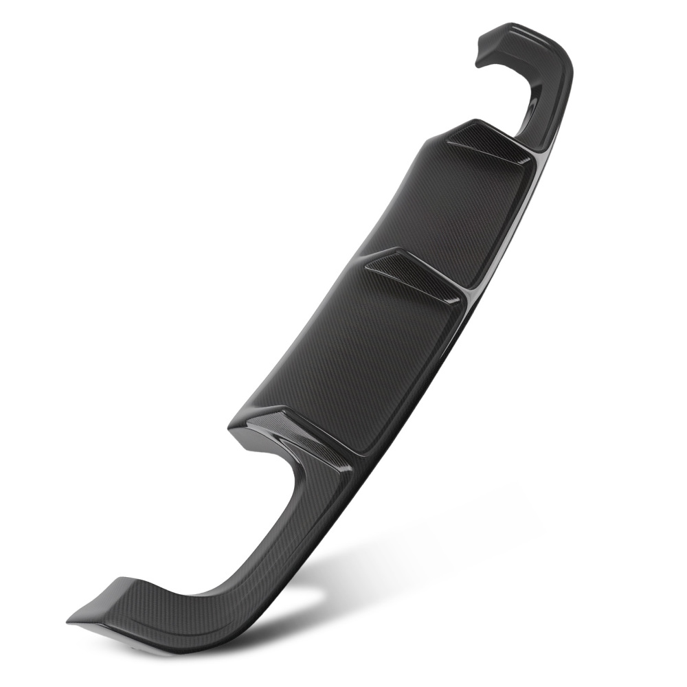 Carbon Diffuser Rear Bumper Lower Lip compatible for BMW F85 F86 X5M X6M 2015-2018