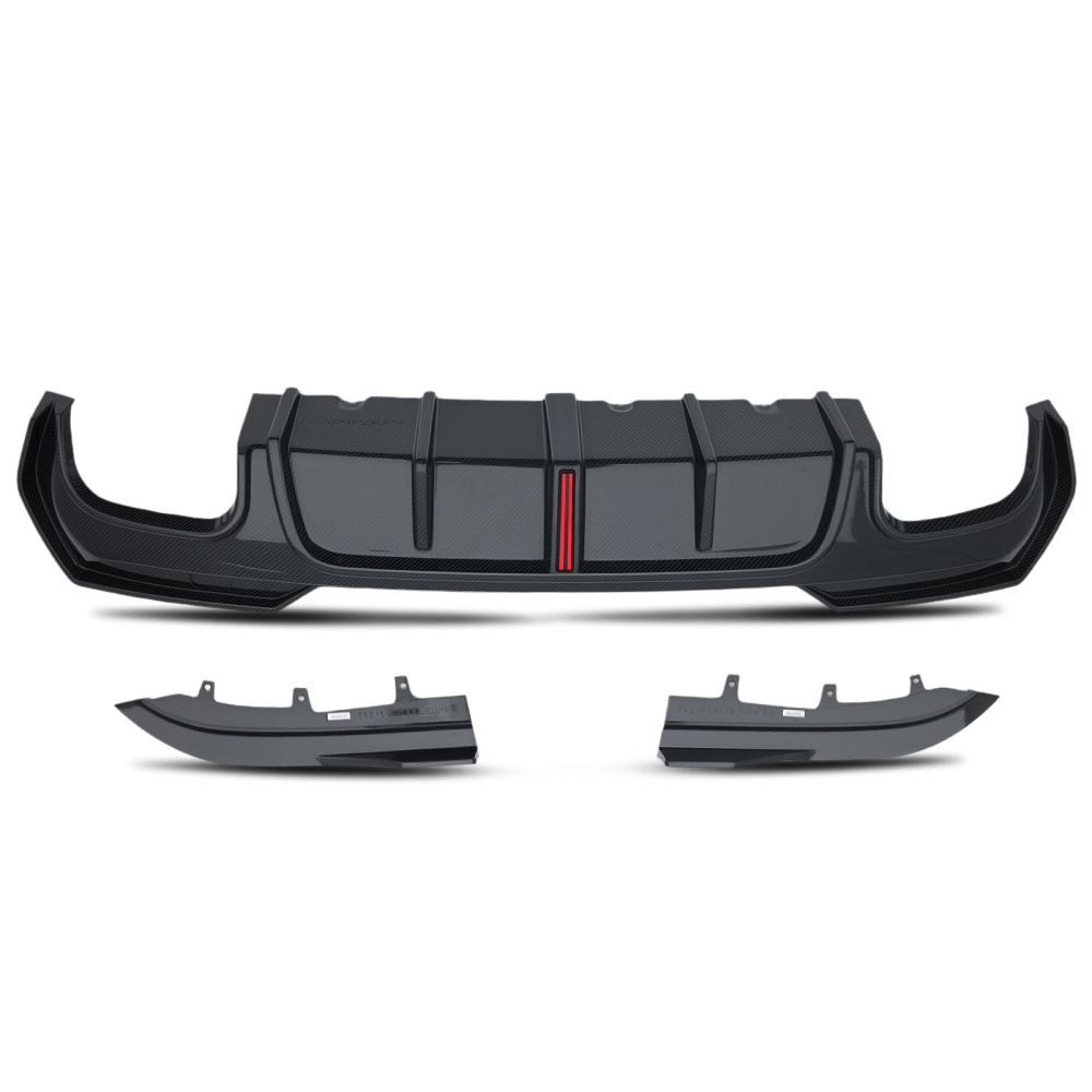 Carbon Fiber Diffuser Rear Bumper Lip compatible for BMW G22 G23 4 Series M Sport 2021-24