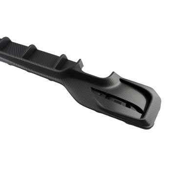 Carbon Style Bumper Diffuser compatible for BMW F20 F21 M Sport 2015-2019 Gloss Black Rear