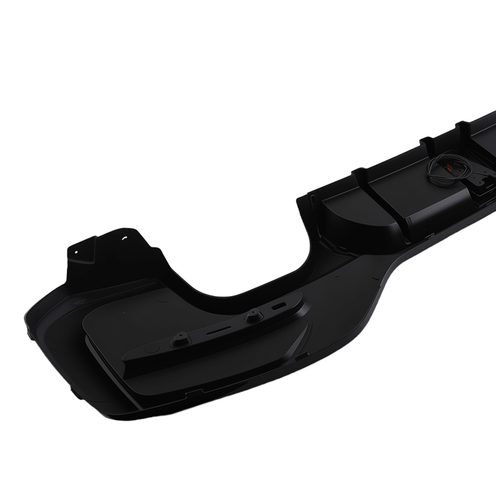Gloss Black Rear Bumper Splitter LED compatible for BMW 1 Series F20 F21 2015-2019 LCI