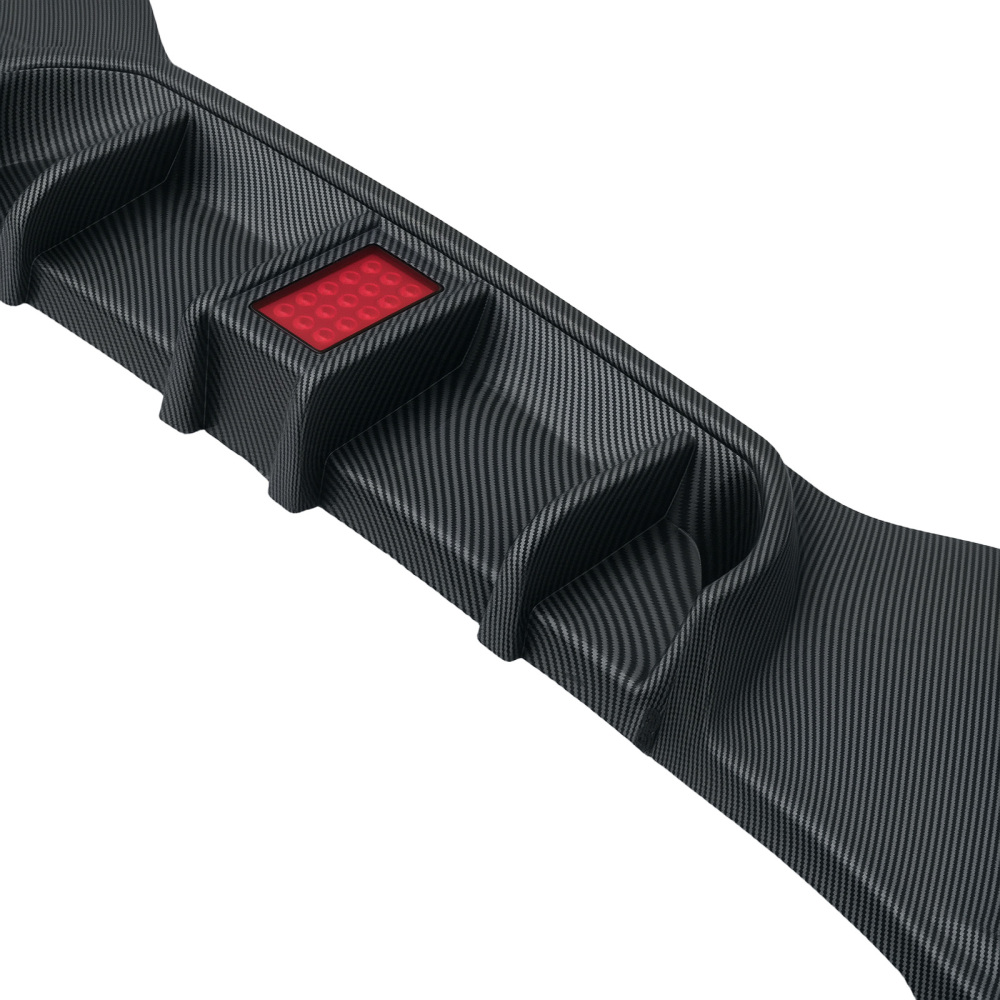 Black Carbon Rear Diffuser compatible for BMW 1 Series F20 F21 M Sport 2015-2019 Lip