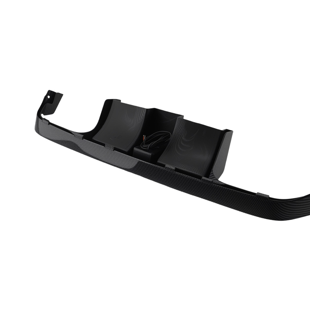 Carbon Fiber Rear Diffuser w/LED Light compatible for BMW F80 M3 F82 F83 M4 2015-2020