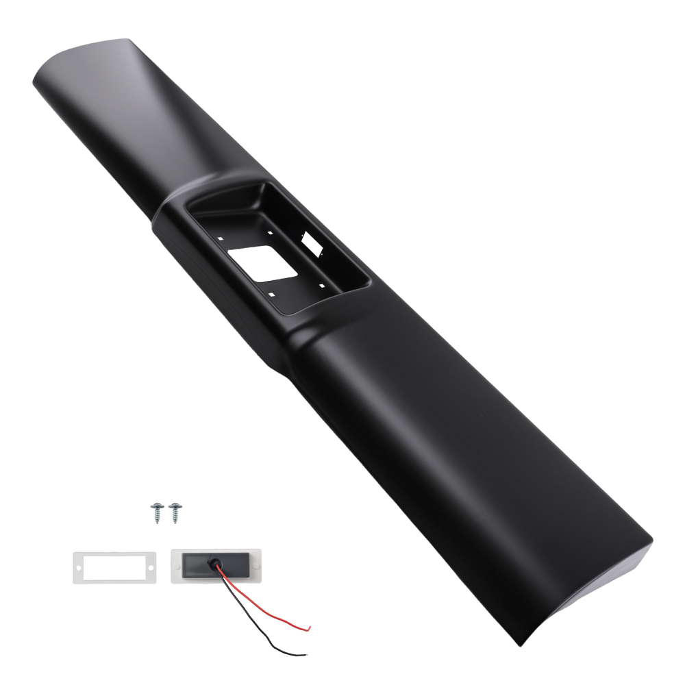 Black Rear Roll Pan compatible for Chevrolet Suburban 1992-1999 Steel Primed Screw-On